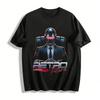80s Retro Futura Robot Suit Print Trendy Casual Top Pure Cotton T-shirt