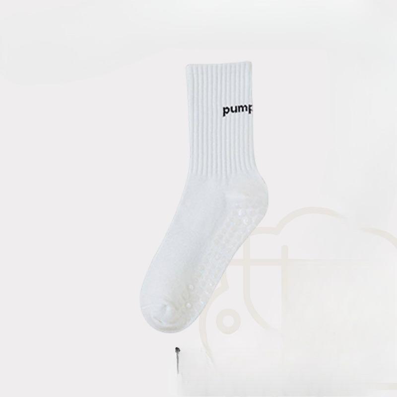 Yoga Socks Women's Mid-length Pure Cotton Silicone Anti-slip Indoor Pilates Fitness Sports Socks for Adults Floor Socks