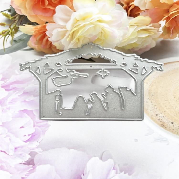 Prayer House Metal Die Cuts Embossing Template Stencil Scrapbooking for Card Die