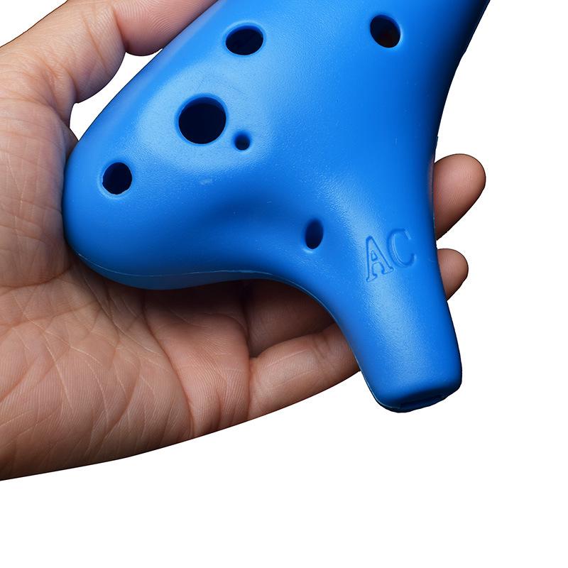 12-Hole Alto C Key Resin Ocarina: Beginner-Friendly Musical Instrument for Adults and Children.