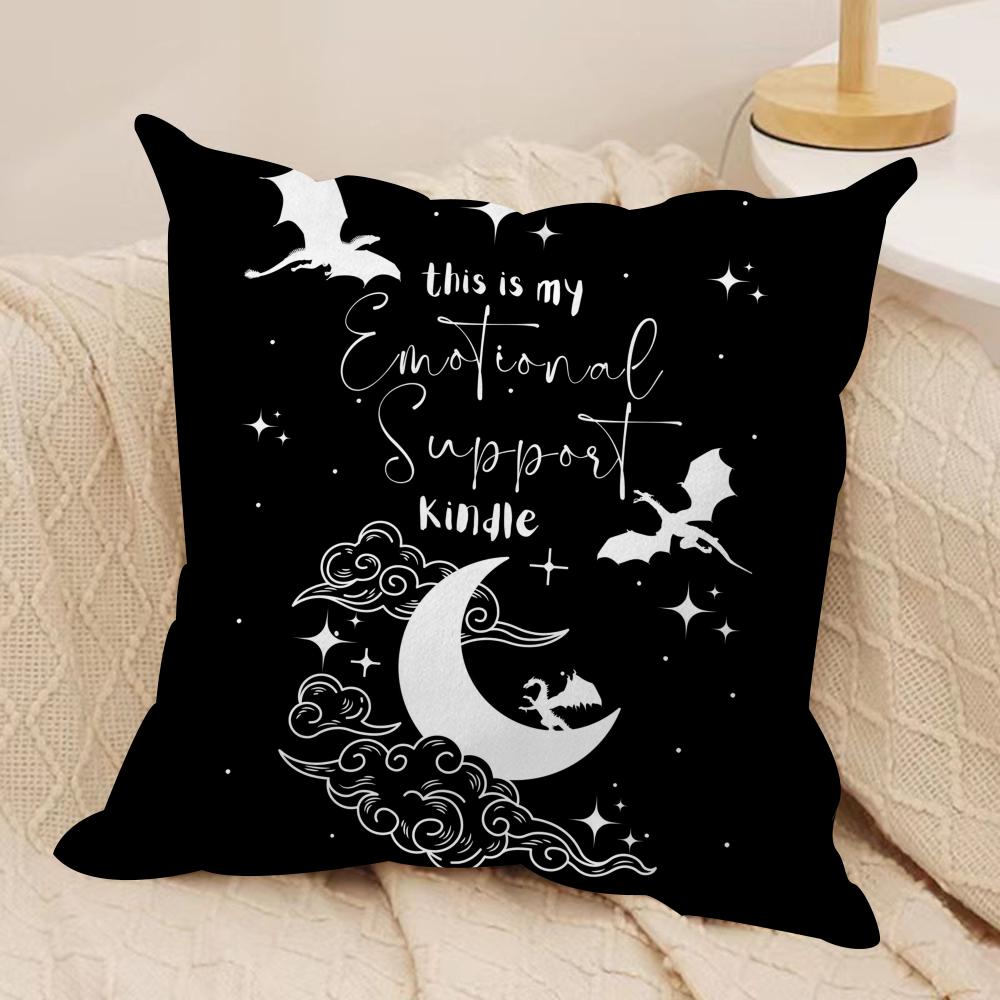 Cartoon WWingS DDragonS Cushion Cover Short plush Doublesided Print Square Throw Pillow Covers Sofa Home Cushion Decor