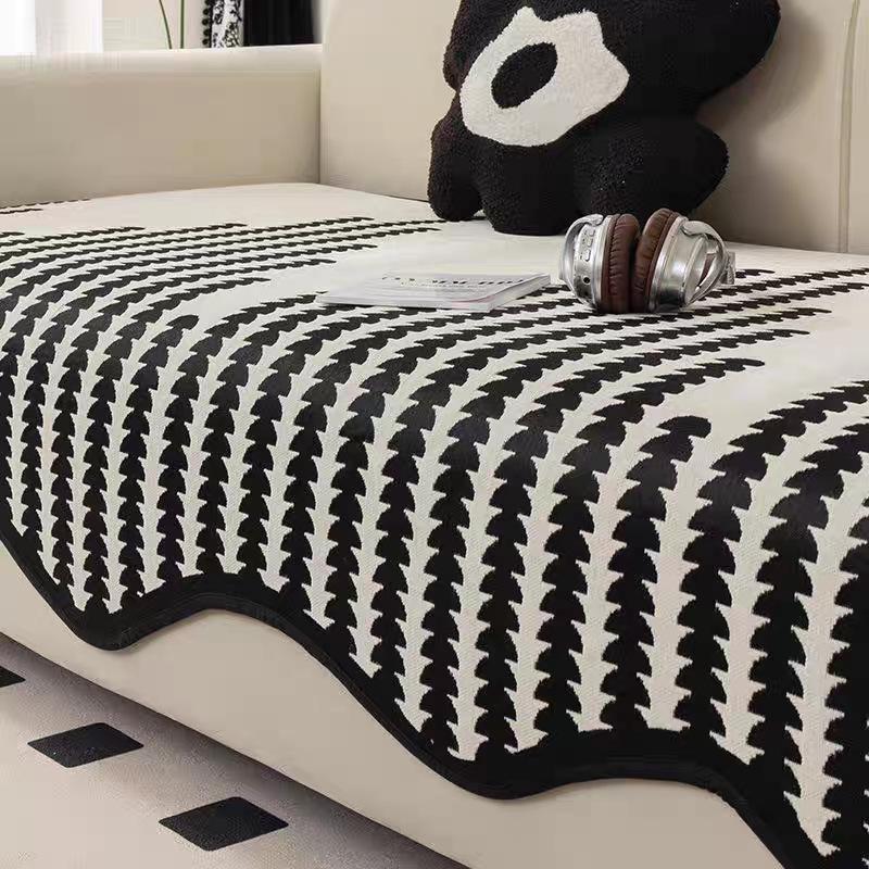 Modern Split-Seat Sofa Cushions - Non-Slip Chenille Leather Covers, All-Season Luxury Fit for 1-4 Seater & Sectional Sofas