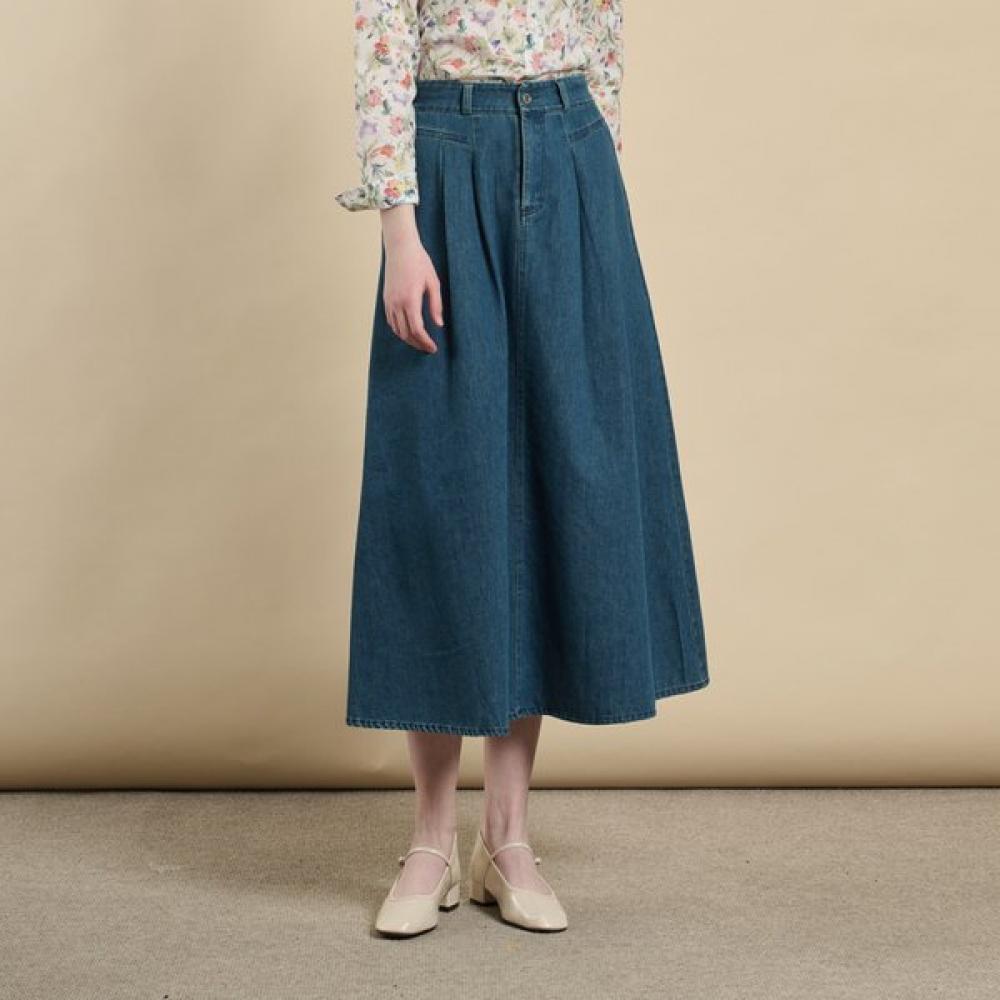 Bcbg Bending Denim Skirt B6m3s275 indigo (60)/FREE