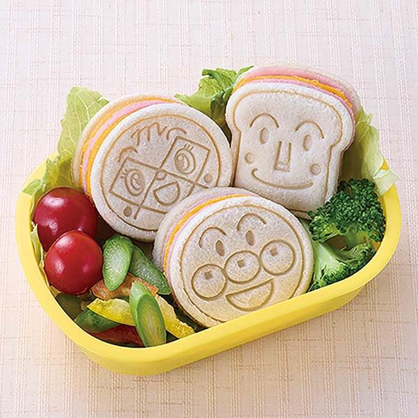 Bandai Anpanman Multi Cookie Cutter Easy Use Made Japan