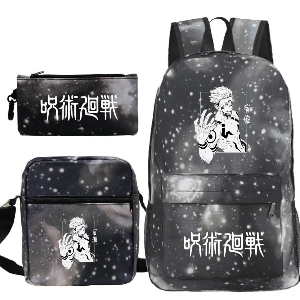 New Animation Peripheral Printing Children's Fashion Backpack Japanese Trend Popular Primary and Secondary School Student Schoolbag Set