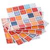 6Pcs Mosaic Self adhesive Wall Tile Sticker Kitchen Oil proof Stickers Bathroom Decor(FX705)
