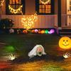 183cm Halloweenská dekorace Halloweenská zombie stará žena s LED světly, zvukovou funkcí, na párty