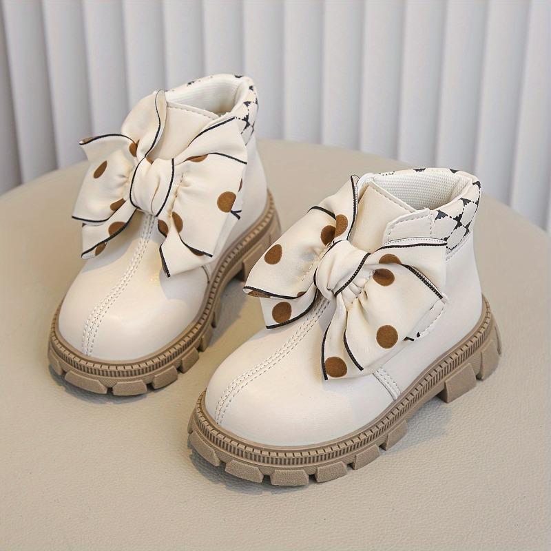 

Girls Boots Autumn Winter Fashion Soft Sole Anti Slip Princess Short Boots 30 бежевый