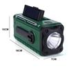 Emergency Weather Radio 10000mAh Solar Hand Crank Portable AM/FM/NOAA Digital Display Radio SOS Power Bank Flashlight Radio