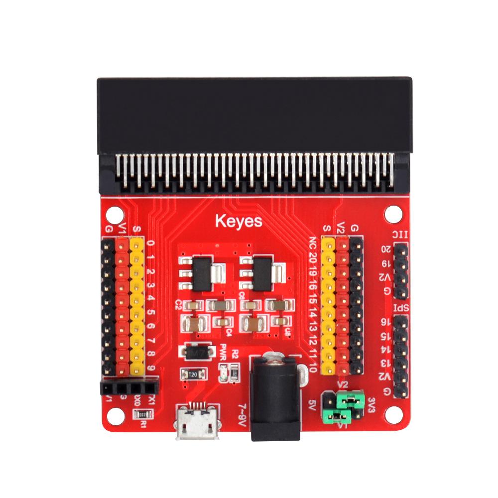Micro:bit Sensor Expansion Board V2 3.3V 5V Python Programming Development Module