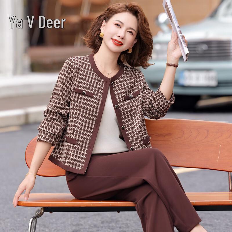 Элегантный повседневный женский костюм-двойка Yalu XL