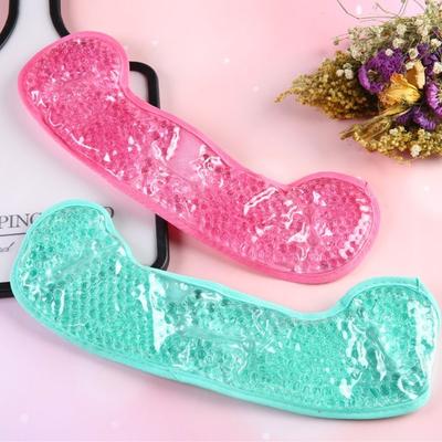 Hot or Cold Compress Head Gel Ice Pack Gel Bead Reusable Migraine Ice Wrap Women Beauty Relaxing Headache Ice Bag