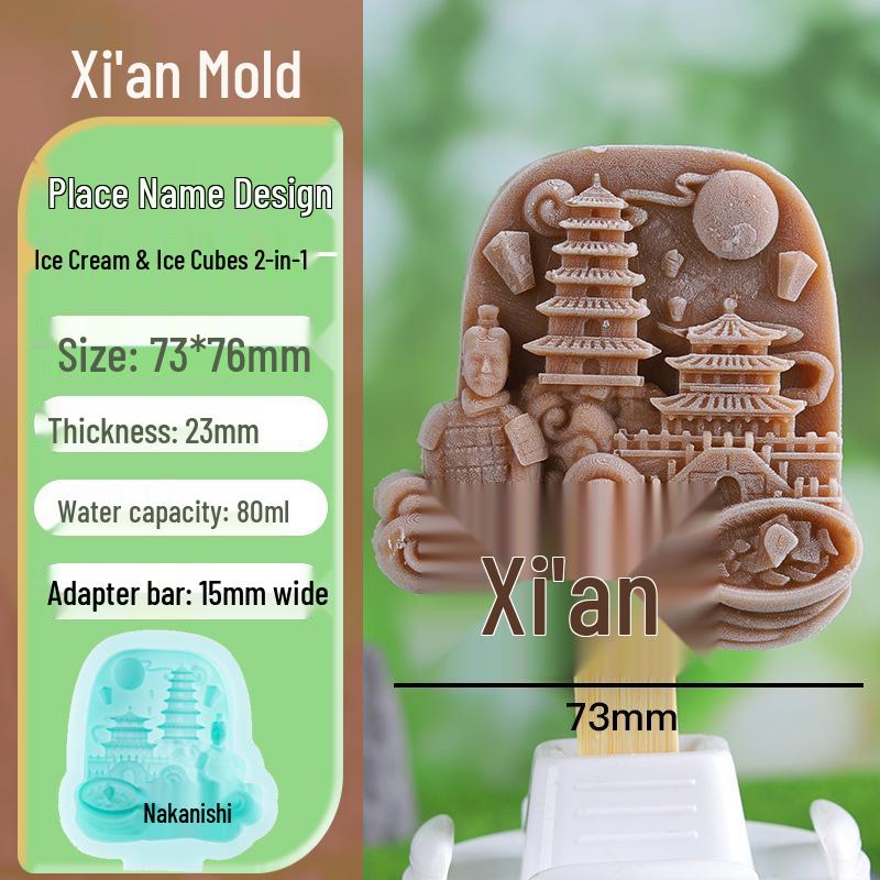Xi'an Silicone Mold for Creative Desserts: Ice Cream, Mousse, Chocolate, Ice Cubes, Mooncakes, Pastries, Jelly, Plaster, and Grinding.