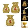 Chinese Flower Vase Shape Piggy Craft Wealth Furnishing Dorm Desktop
