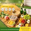 Chuan Ye Disposable Kraft Paper Food Containers with Lids (50 Sets)