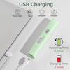 5V USB Electric Cat Nail Grinder with Clippers LED Light Pet Nail Grinder 500 MAh Pet Nail Trimmers for Dog Paws Grooming