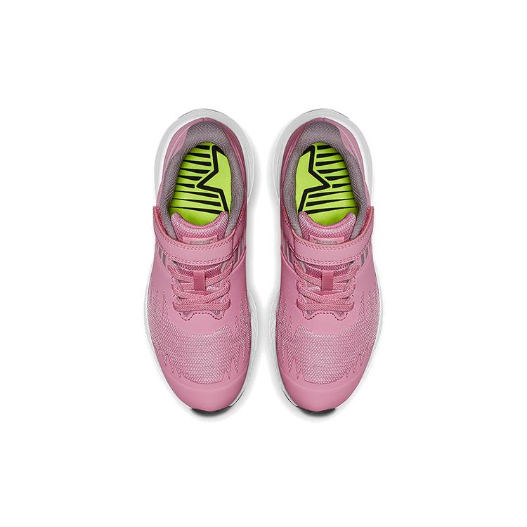 Nike Hook and Loop Low Top Kids' Running Shoes Pink White Children Aged 3 7 Years Old 921442-602