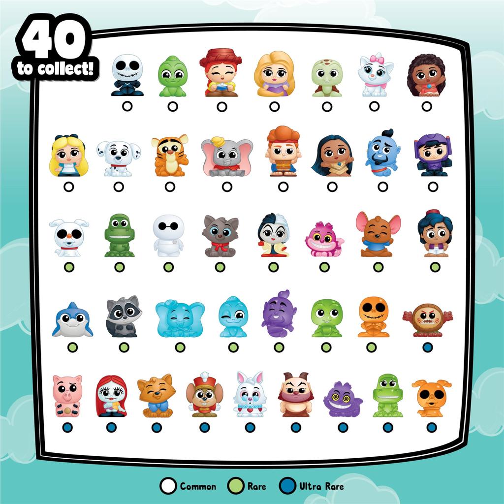 Just Play Disney Doorables Series 2 Collectible Figures Figures Figures Toys for Kids Ages 5 and 44799 Squish'Alots 1" 4-6 Up,