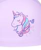 Lenomasuyeongbog Kids' Unicorn Urethane Coated Swim Cap Purple Ro-Rc2G065-Pp