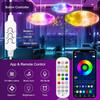 RGB LED Cloud Lights APP&Remote Control,Music Sync 3D Lightning Night Lamp for Bedroom Gaming Room Ceiling Party Wedding Decor