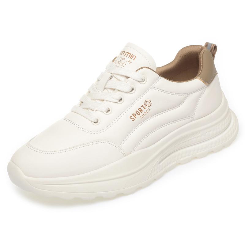 

2024 new female casual dad sports shoes with light soft bottom bread flat bottom middle-aged and elderly travel walking mother shoes 41