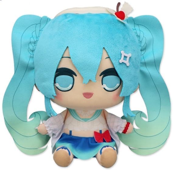

Hatsune Miku Plush Toy Kyurumaru Big Plush Toy Cream Soda 30cm ver. Approx.