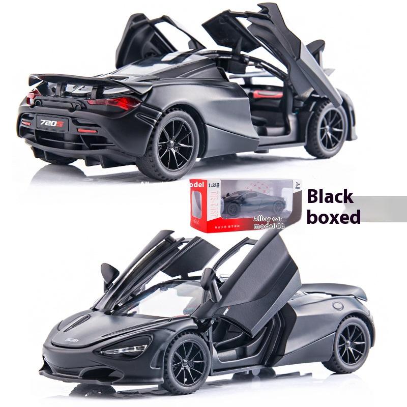 1/32 Scale McLaren 720s Sports Car High Simulation Alloy Metal Diecast Model Car Sound & Light Gifts for Boyfriend Present with Boys