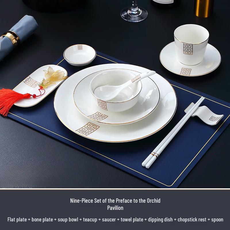 Luxury Bone China Tableware Set