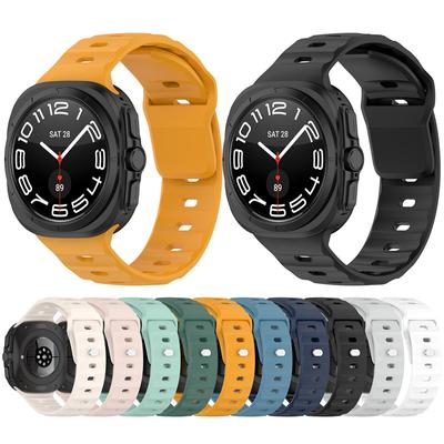 Pasek zamienny do zegarka Samsung Galaxy Watch Ultra 47 mm Sportowy miękki silikonowy pasek na bransoletę Akcesoria do zegarków