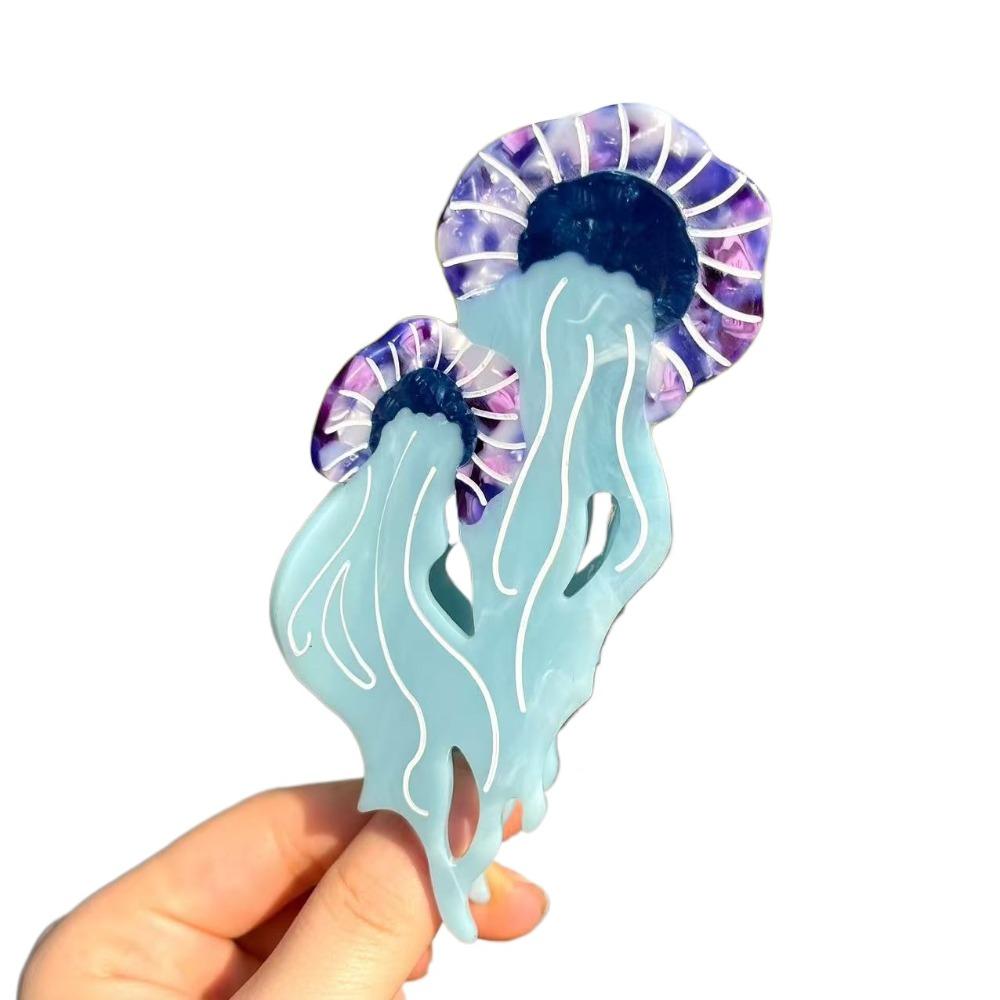 Korean Style Cartoon Animal Hair Clip Sweet Cute Shark Clip Lovely Jellyfish Hair Claw  Headdress