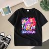 Kpop Demon Hunters Barneklær Kortarmet T-skjorte Søt K-pop Demon Hunters Tiger Harajuku T-skjorte for Gutter Jenter