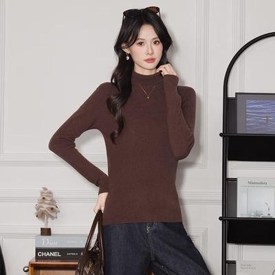 Tluoman Women's Long Sleeve Knit Sweater