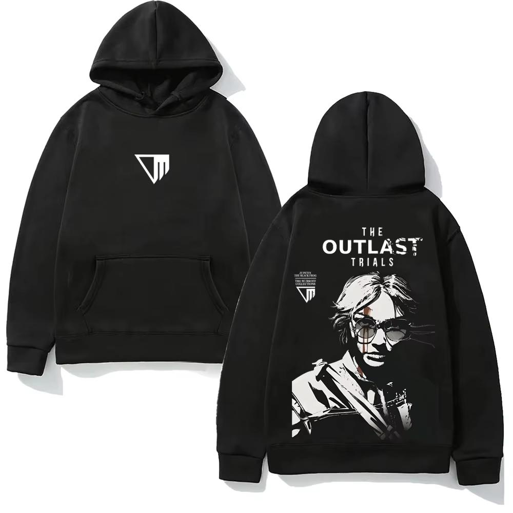 The Outlast Trials Hoodie Unisex Unisex Cotton Graphic Printed Long Sleeve Gothic Streetwear Retro 2026 Casual Hot Sale