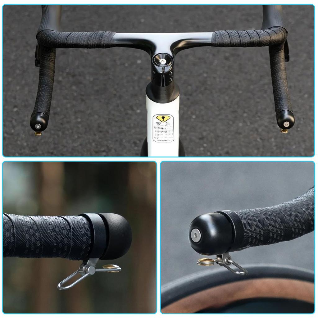 yowodana Hidden Bicycle Bell for Road and Mountain Copper Alloy Bell with a Refreshing Compact and Easy to Install for Drop Compatible with Handlebar
