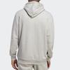 Adidas Originals Trefoil Letter Logo Printed Pullover Hoodie Men Hoodies Gray IA4884