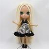 ICY DBS Blyth Puppe Joint Body Blassblond Mix Weißes Haar 30cm 1/6 BJD Spielzeug Super Schwarze Haut Tan Haut Glänzendes Gesicht Anime Mädchen Geschenk