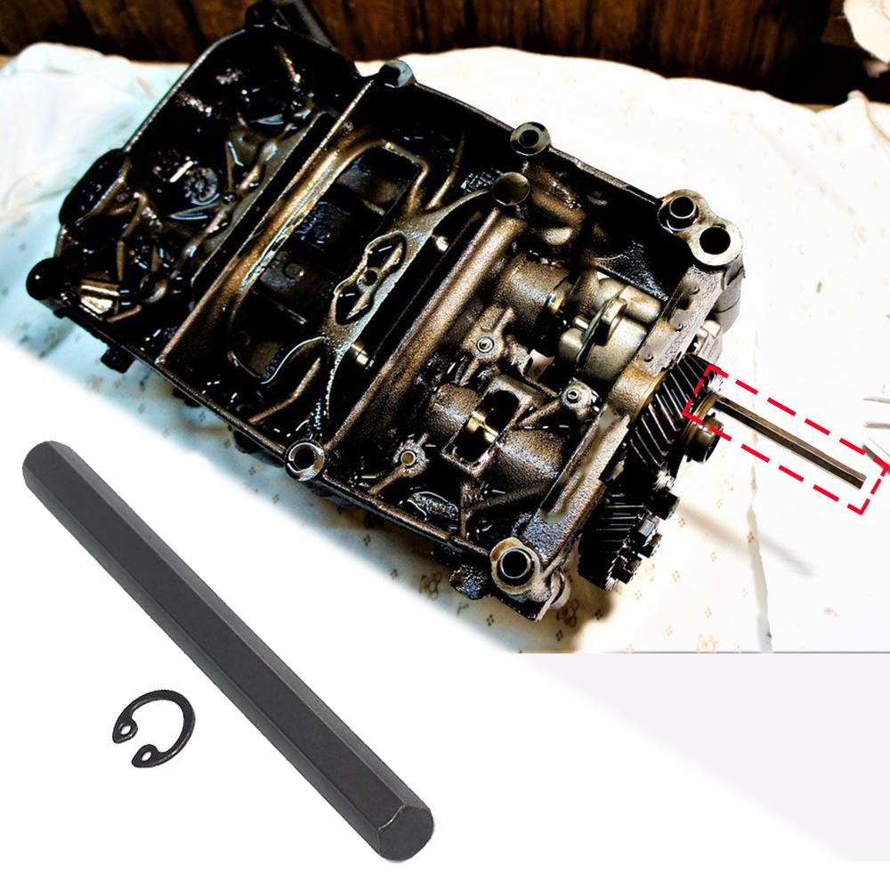 77mm/100mm Oil Pump Drive Key For A3 A4 A5 A6 Q5 Alhambra Exeo Superb Passat CC Scirocco Hex Allen Balance Shaft With Securing Ring Circlip Repair Kit