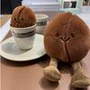 Cuscino Peluche Creativo a Chicco di Caffè Giocattolo Morbido Realistico a Chicco di Caffè Perfetto Per Caffetterie e Pasticcerie