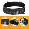 Ceinture de travail robuste avec 4 anneaux en D métalliques Ceinture rembourrée confortable Pour les ouvriers du bâtiment et les artisans