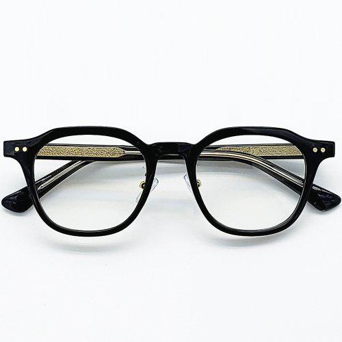 Lapeullolida Mnta Black Horn-Rimmed Glasses