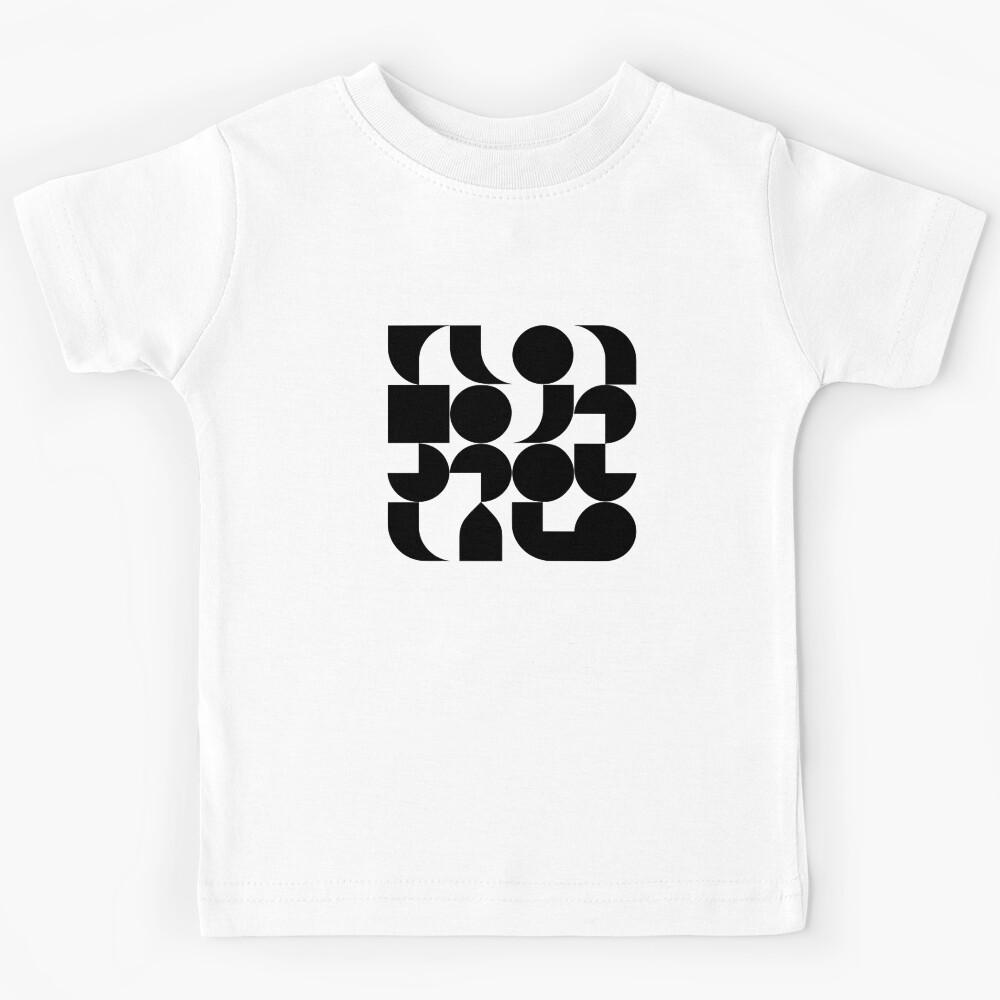 Mis-Shapes - Minimal Style Graphic Artwork Kids T-Shirt 150