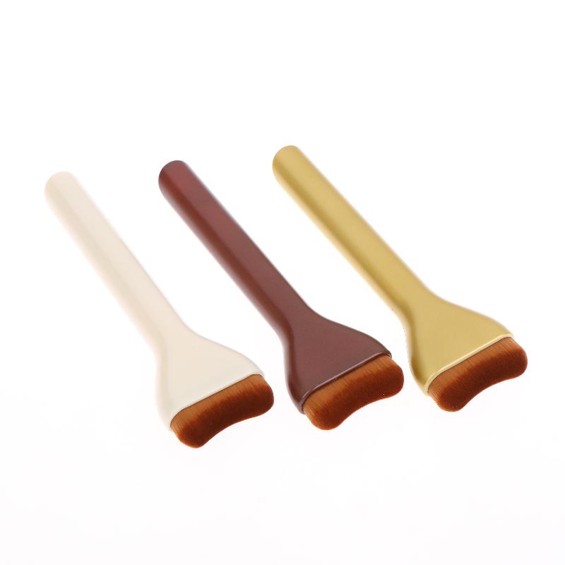 Kontürleme Bronzlaştırma Likit Fondöten Krem Allık İçin Dil Şekilli Makyaj Fırçaları Yumuşak Kıllı Çok Amaçlı Makyaj Aleti Günlük Kullanım İçin