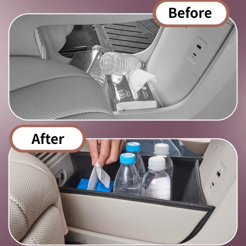 For Luxeed R7 Car Central Control Lower Storage Box Original Color Heightening Armrest Organizer Case Tray Interior Accessories