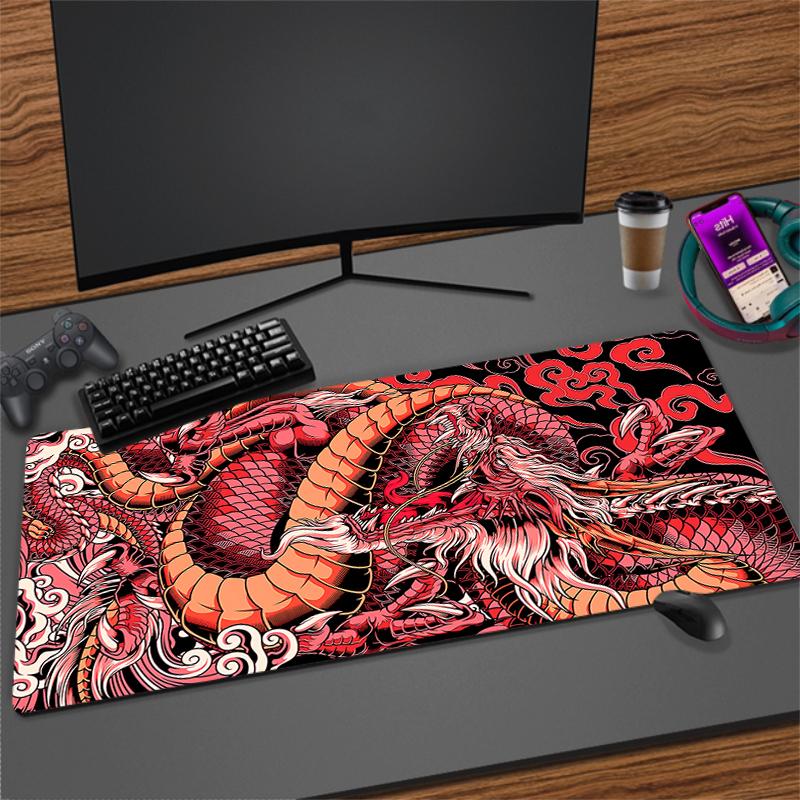 Gaming Mouse Pad Dragon Large Gamer Mousepad Computer Gaming Table Carpet Desk Mat XXL 900x400mm Mouse Mats Rubber Keyboard Pads