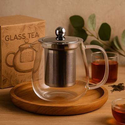 Glass Teapot With Infuser 550ml