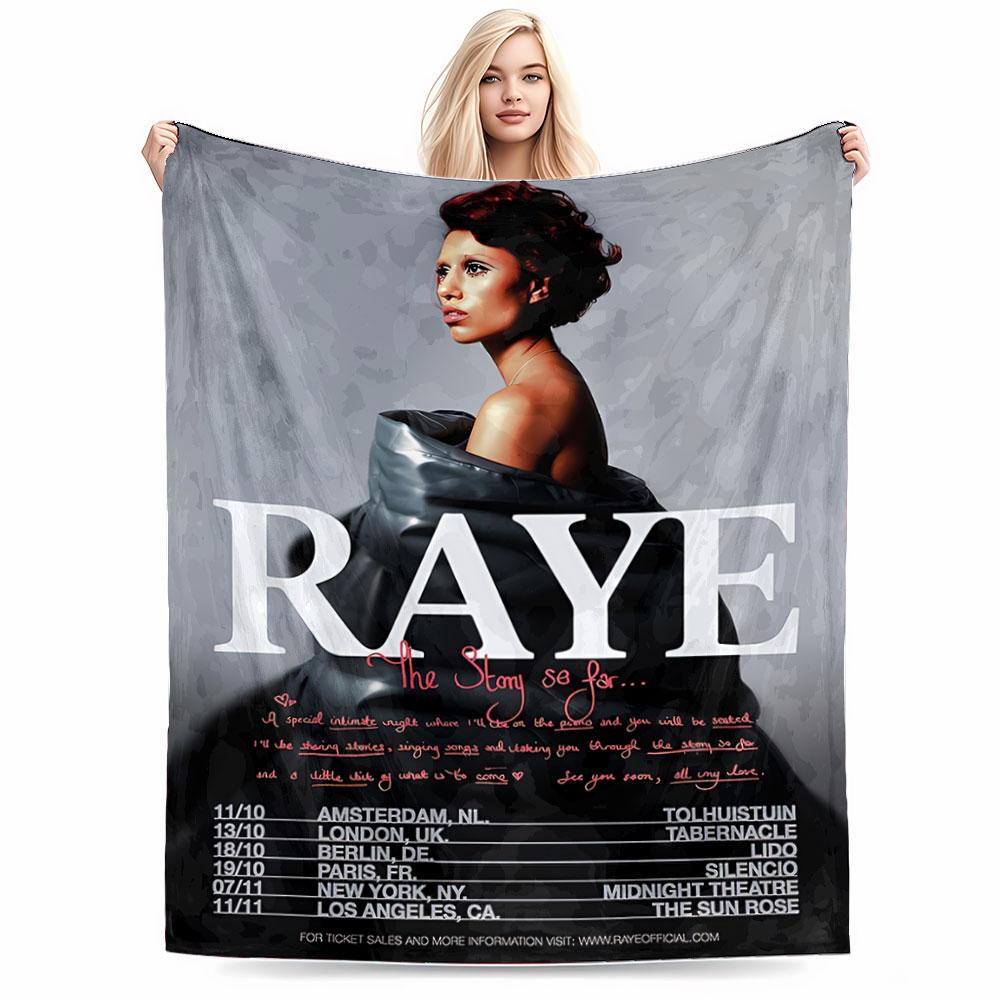 Concert Tour Poster Blanket for All Seasons Blanket Lunch Break Throw Gift