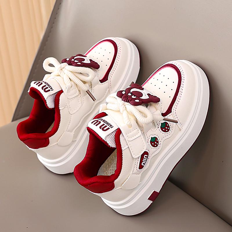 2025 Spring Girls  Soft Sole Princess Sneakers Size 30