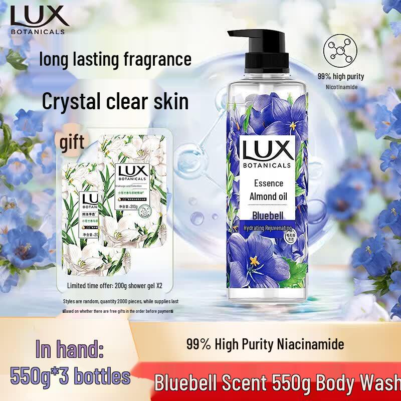 

Lux Botanical Shower Gel with Bluebell & Niacinamide