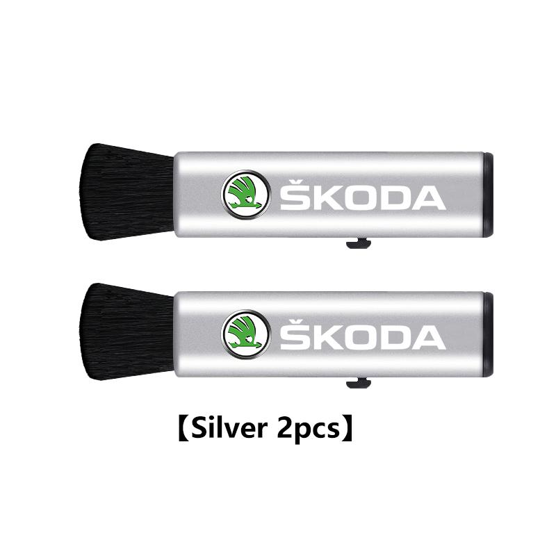 WJAS5 Car Retractable Cleaning Brush Air Conditioner Computer Cleaning Brush For Skoda Rapid Octavia Derivative Enyaq-iV VisionS Yeti