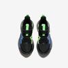 Anta Kids Synthetic Leather Mesh Comfortable Versatile Lightweight Shock Absorption Low-Top Running Shoes Men sneaker Black Blue A12445555-2